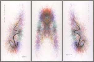 Left central tryptych